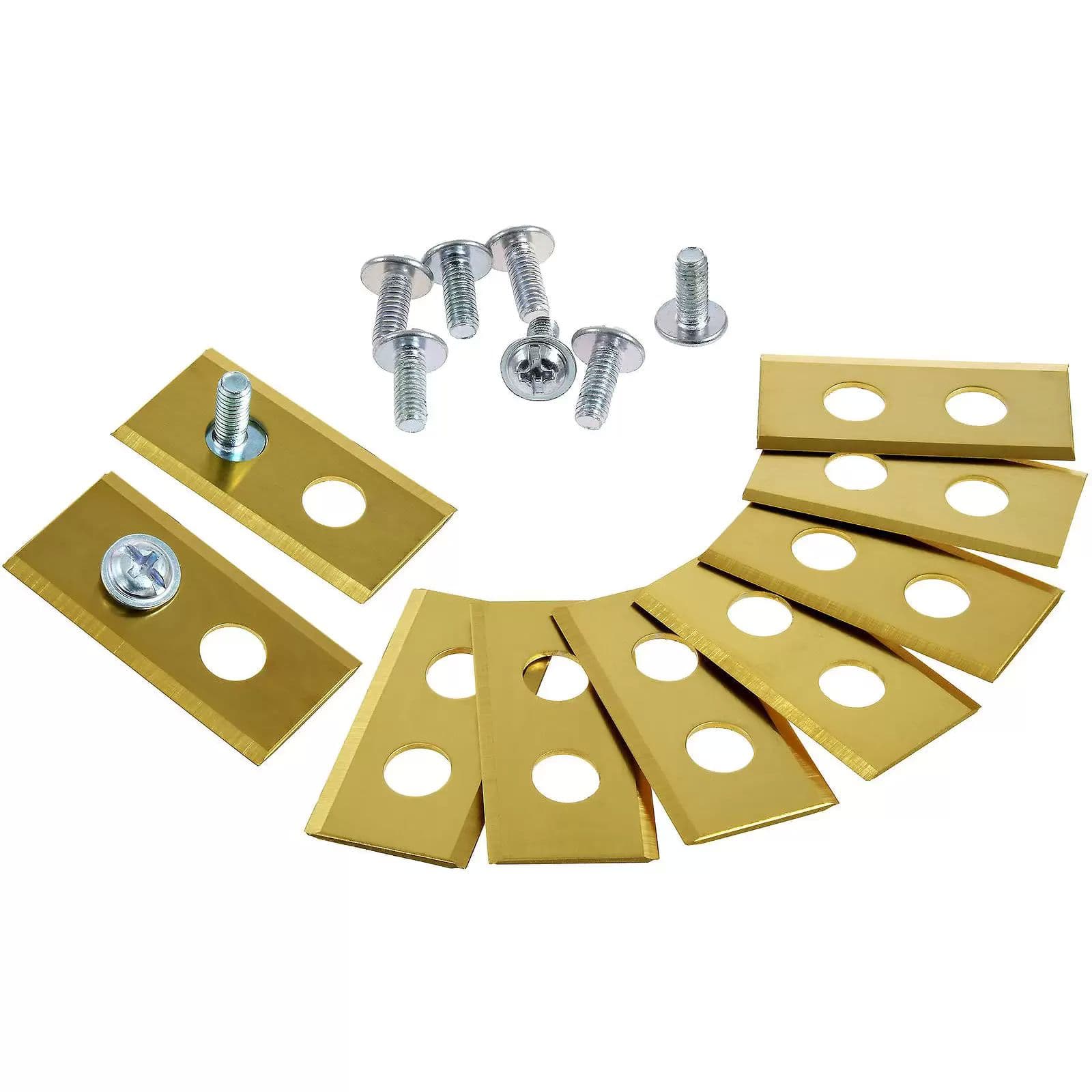 9x lames de couteau/lames de coupe de rechange (0,9 mm) en titane pour tous les robots tondeuses Worx Landroid