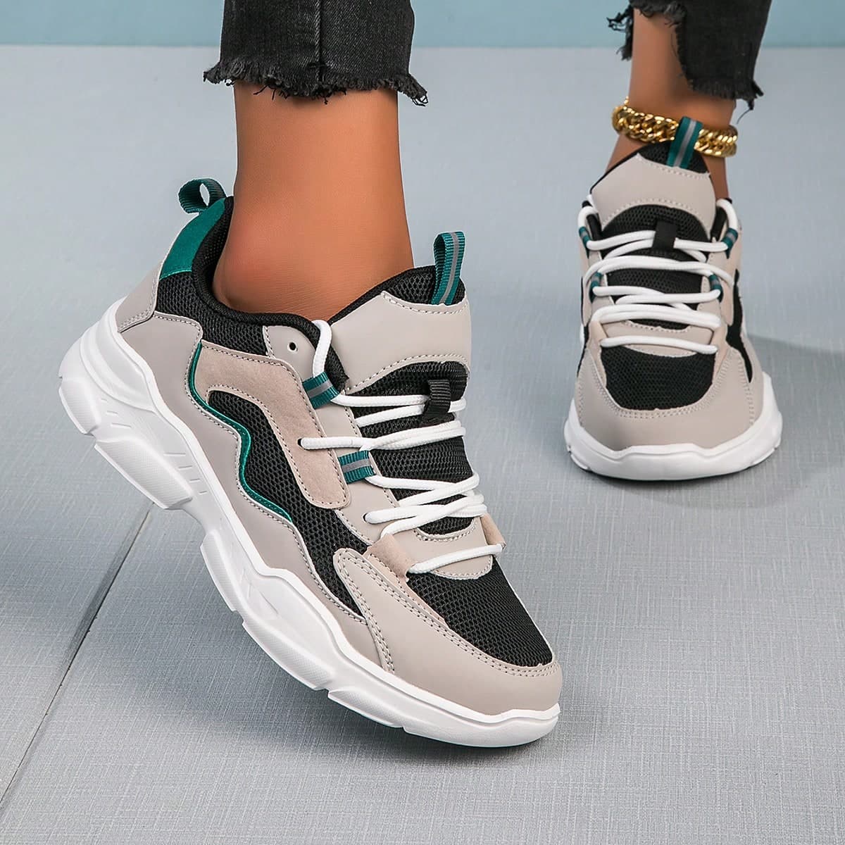 Baskets De Course LÃ©gÃ¨res Et Respirantes Ã€ Bout Bas Pour Femmes Et Filles, Chaussures DÃ©contractÃ©es Et Innovantes