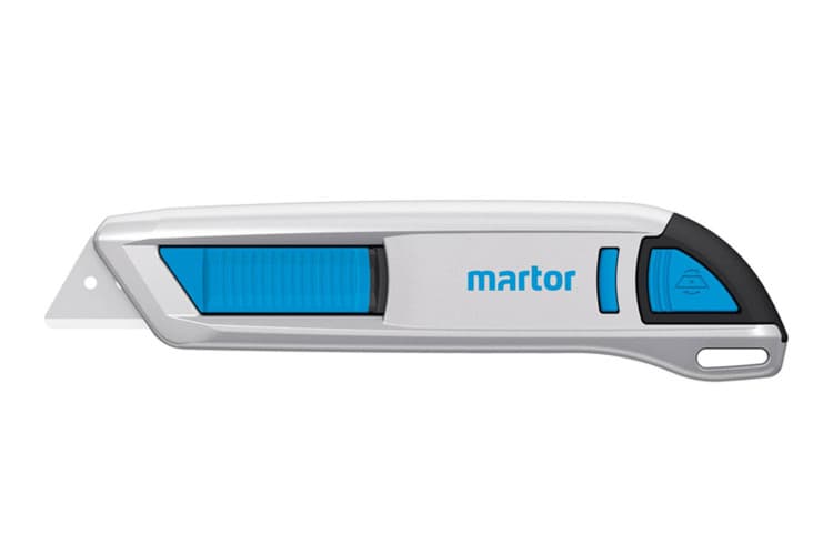 Cutter martor secunorm 500 ambidextre lame rétractable semi-automatique
