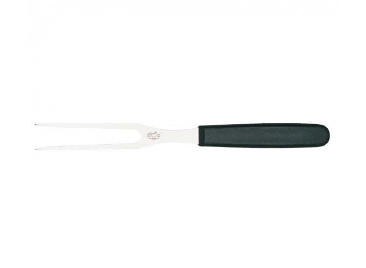Fourchette à découper, manche noir, lame inox 15 cm victorinox