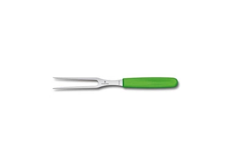 Fourchette diapason à découper manche vert lame inox 15cm victorinox