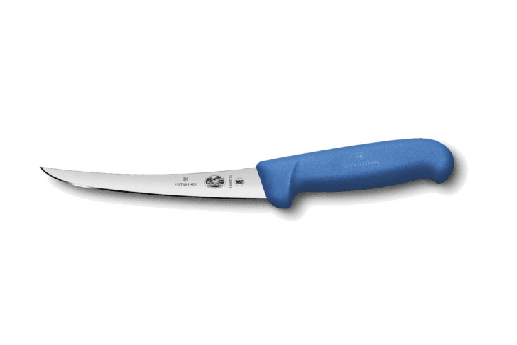 Couteau à désosser victorinox 5.6602.12 lame 12cm manche en fibrox bleu