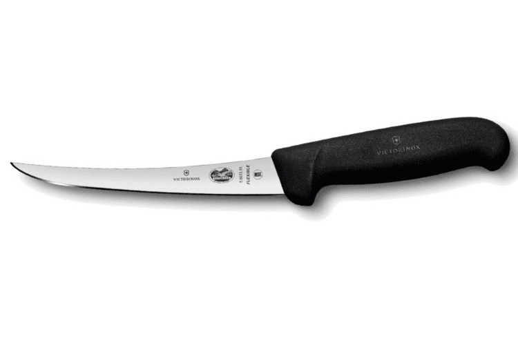 Couteau à désosser victorinox 5.6613.12 lame flexible 12cm manche fibrox noir