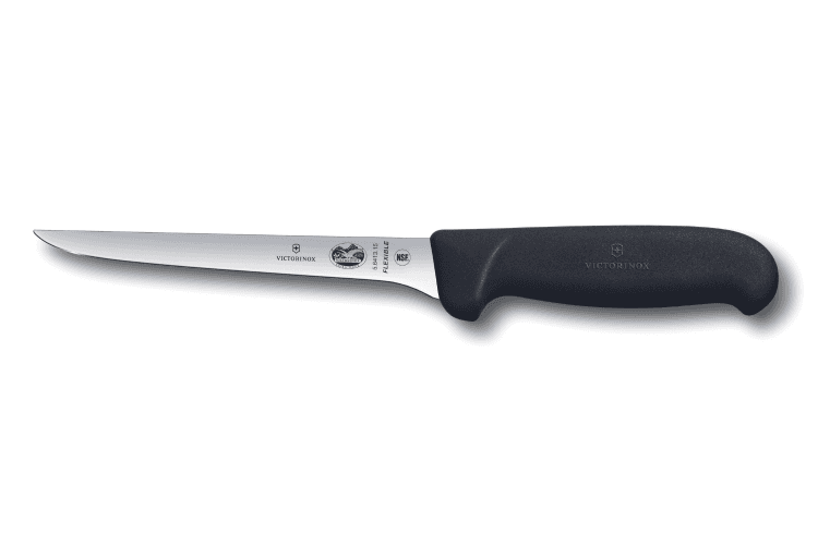 Couteau à désosser victorinox 5.6413.15 lame flexible inox 15cm manche fibrox noir